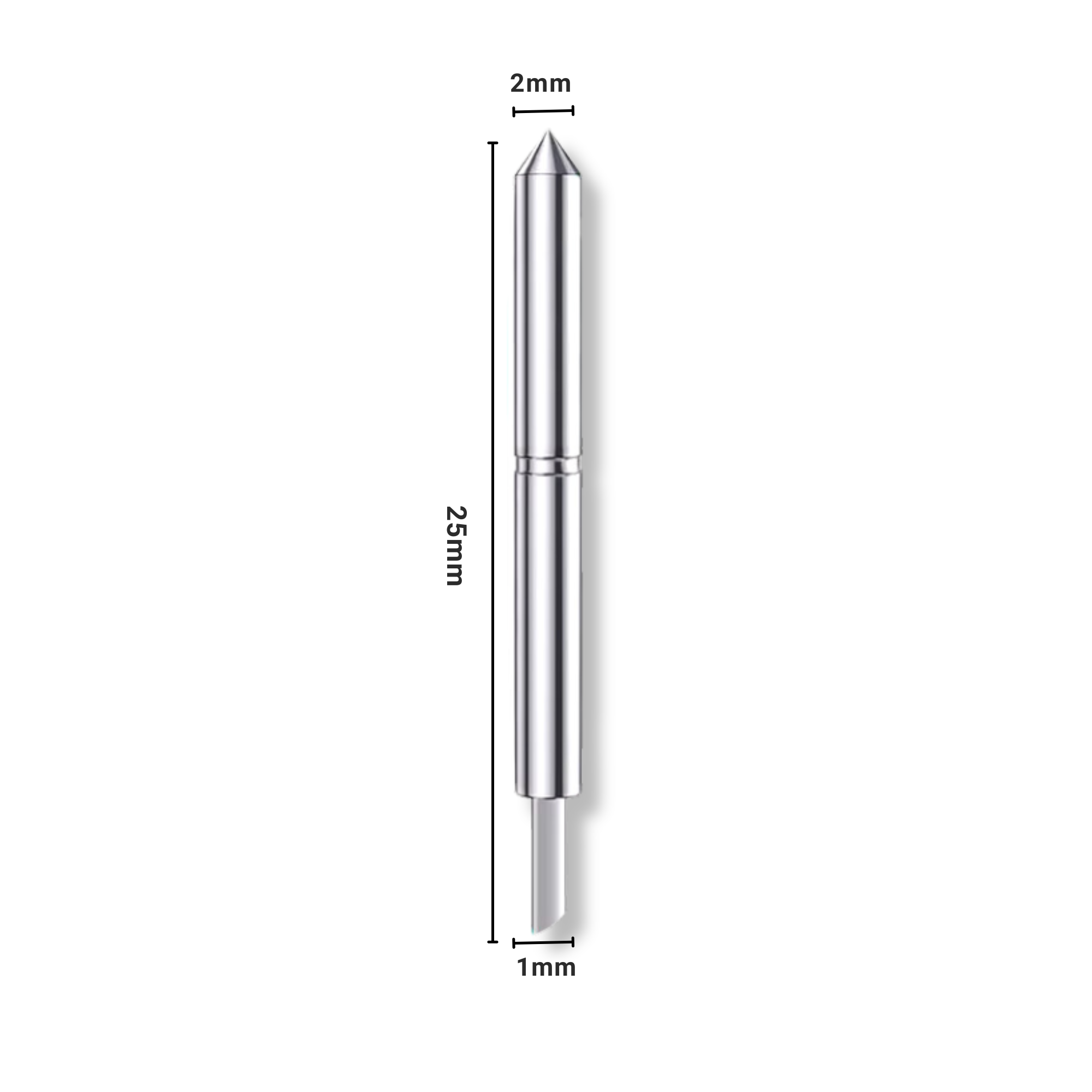 Caja de Cuchillas con Ranura de 25mm
