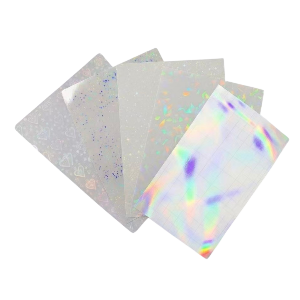 Kit de 50 Covers Laminados Holográficos Surtidos para Skins Personalizados