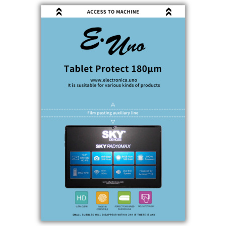 Láminas de TPU Ultra Clear EUNO para Tablet (300 x 200 mm - Caja de 20 Unidades)